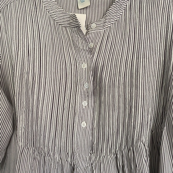 Sundance Long Sleeve Pintuck Blouse Top Size Small NWT - Picture 4 of 13